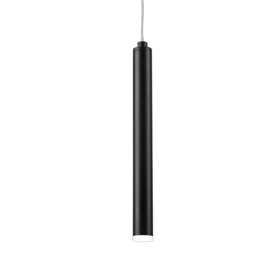 Lampadario moderno led 3000k dimmerabile rotondo nero opaco