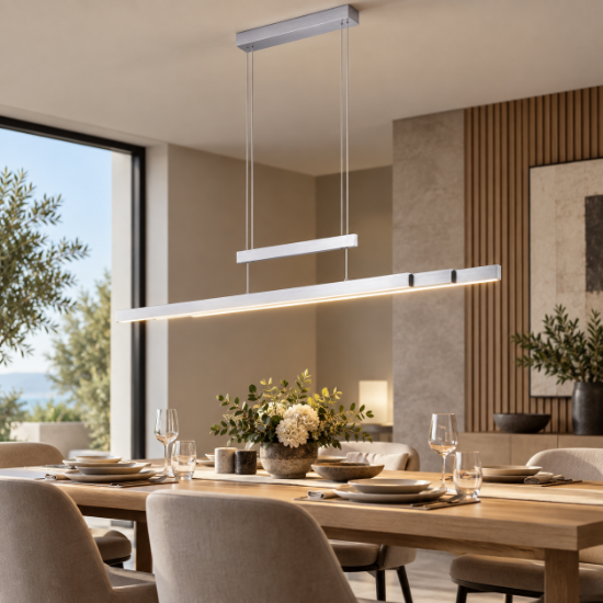 Lampadario moderno per tavolo da pranzo led cct 2700k 5000k dimmerabile