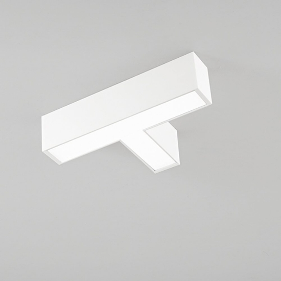 Accessorio giunto a t bianco per collezione perenz grid