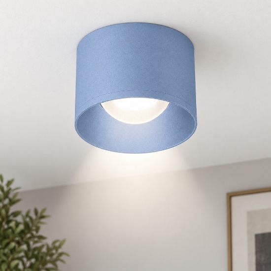 Faretto da soffitto moderno tondo carta da zucchero led 10w 3000k