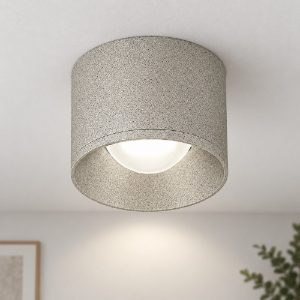 Faretto da soffitto led 10w 3000k moderno tondo effetto muro