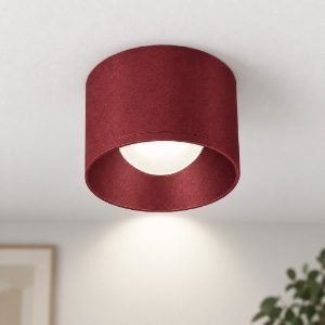 Faretto led 8w 3000k da soffitto tondo moderno bordeaux