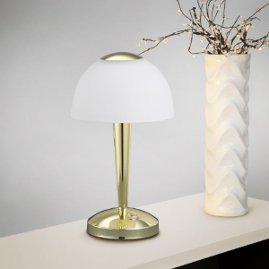 Lampada da tavolo ottone lucido led 4w 3000k