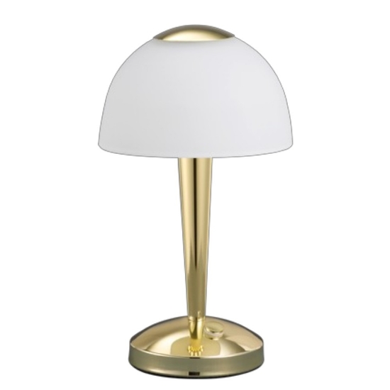 Lampada da tavolo ottone lucido led 4w 3000k