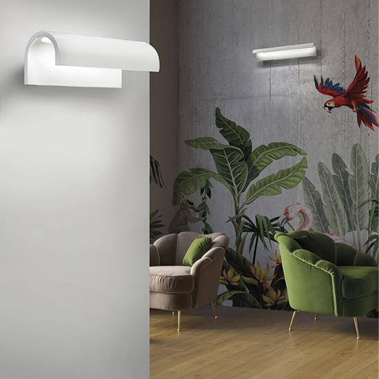 Applique per comodino camera da letto moderna nera led 12w cct 3000k 4000k