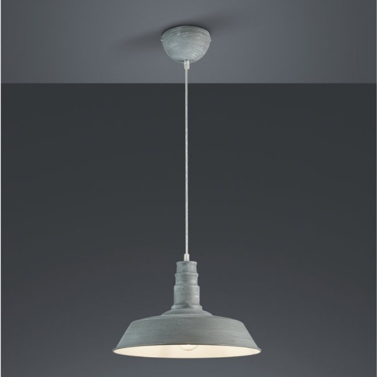 Lampada da cucina pagoda grigio cemento