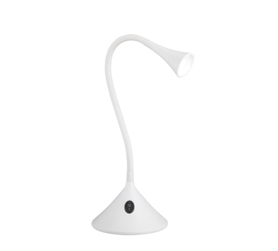 Lampada da tavolo moderna led 3w 3000k bianca orientabile