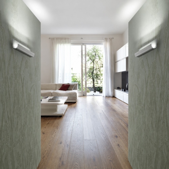 Applique led 20w cct 3000k 4000k moderna da parete rame opaco