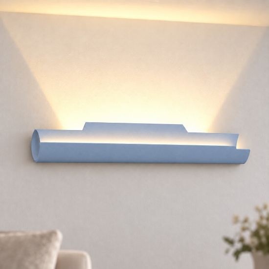 Applique led 20w cct 3000k 4000k da parete moderna carta da zucchero