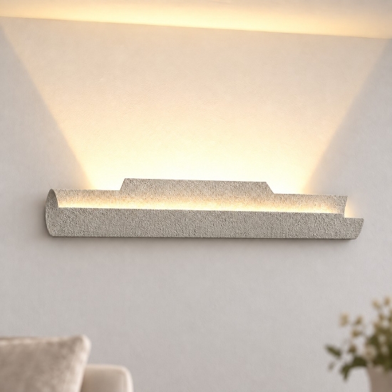 Applique da parete led 20w cct 3000k 4000k moderna effetto muro