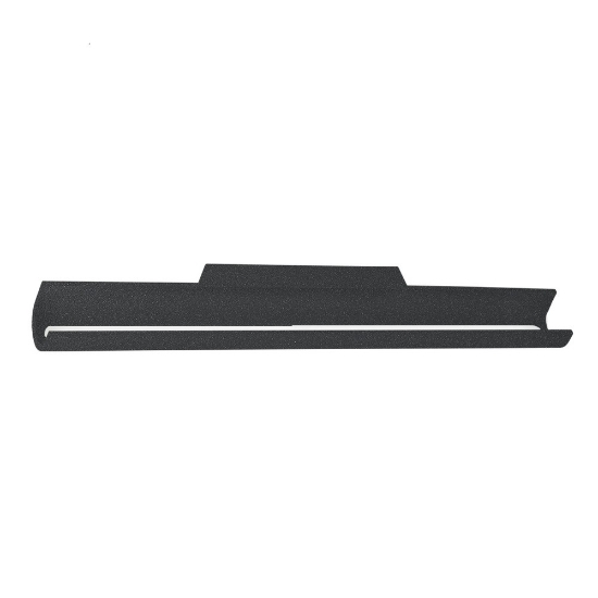 Applique moderna antracite per soggiorno da parete led 28w cct 3000k 4000k