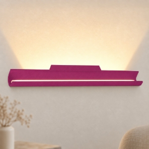 Applique led 28w cct 3000k 4000k moderna da parete per soggiorno magenta