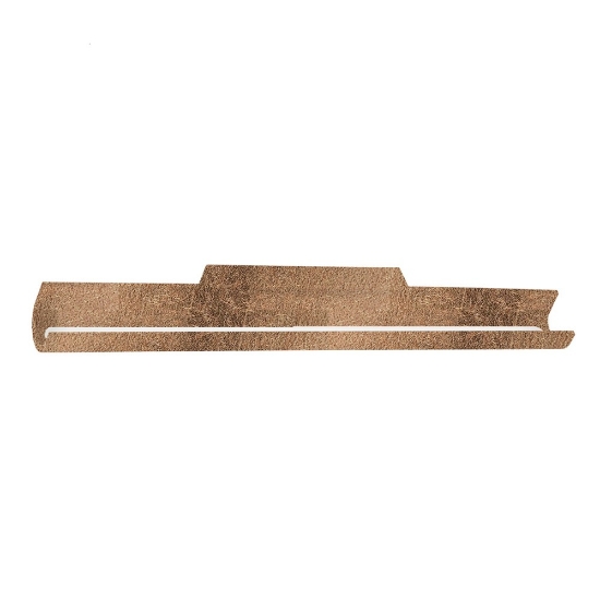 Applique led 28w cct 3000k 4000k da parete moderna foglia rame per soggiorno