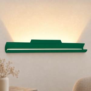 Applique da parete moderno per soggiorno verde bosco led 28w cct 3000k 4000k