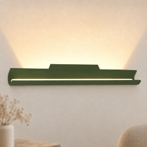 Applique led 28w cct 3000k 4000k da parete moderna per soggiorno verde oliva