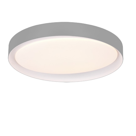 Plafoniera grigio bianco led cct 2700k 6500k con telecomando