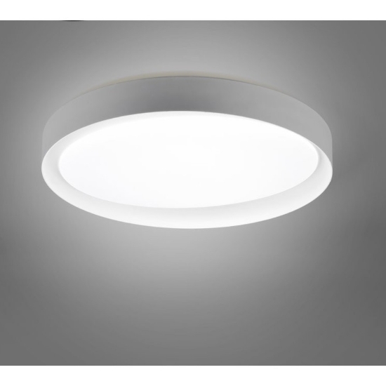 Plafoniera grigio bianco led cct 2700k 6500k con telecomando