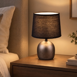 Abat-jour da comodino camera da letto ceramica