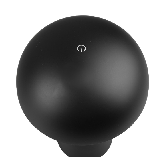 Lampada fungo pre tavolino da esterno led 3000k ip44 ricaricabile nera