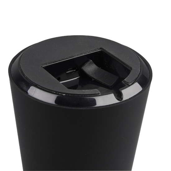 Lampada fungo pre tavolino da esterno led 3000k ip44 ricaricabile nera