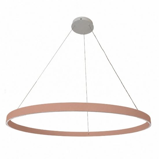Lampadario moderno pesca anello 120 cm grande sospensione led 116w cct 3000k 4000k