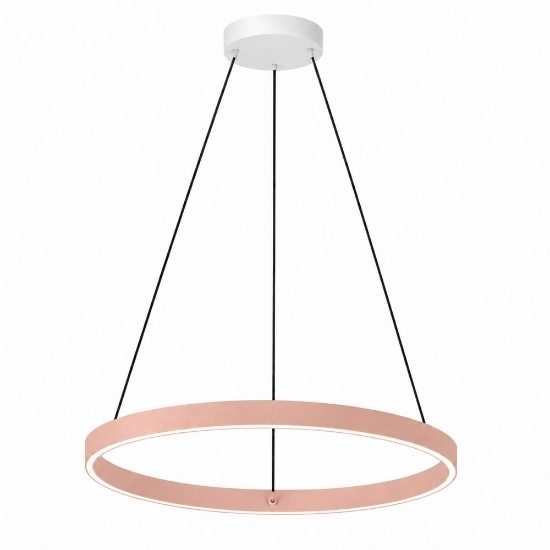 Lampadario anello 80 cm pesca led 76w cct 3000k 4000k per soggiorno moderno