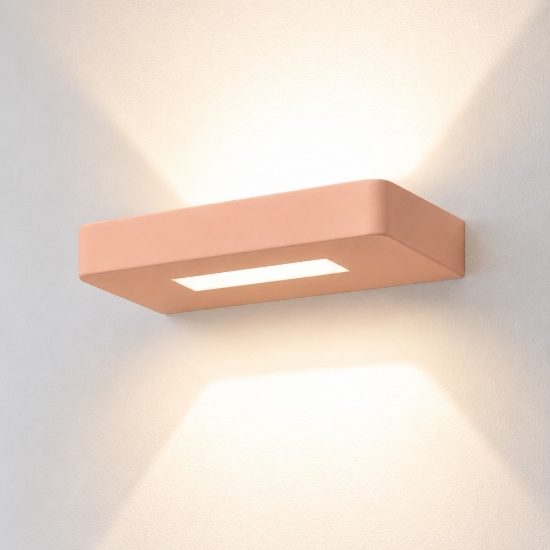Applique moderna pesca 18 cm led 20w cct 3000k 4000k per interni luce biemissione