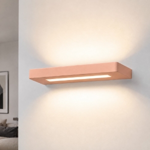 Applique pesca led 28w cct 3000k 4000k luce biemissione 30 cm moderna per interno