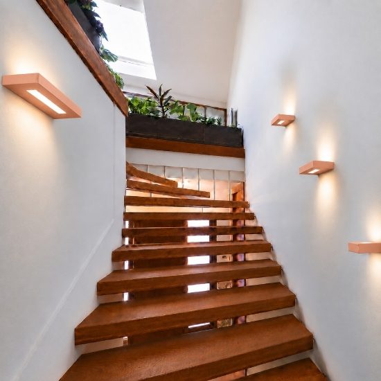 Applique pesca led 28w cct 3000k 4000k luce biemissione 30 cm moderna per interno