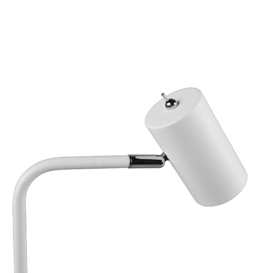 Lampada da scrivania moderna cilindrica bianco