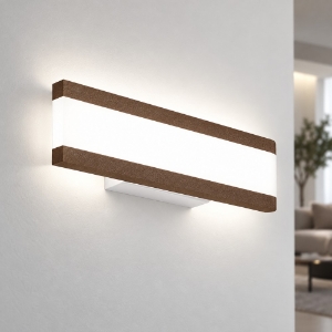 Applique led 14w cct 3000k 4000k moderna da parete ruggine