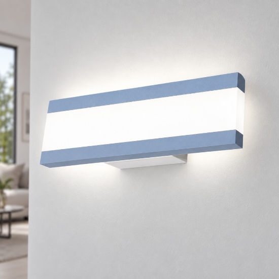 Applique led 14w cct 3000k 4000k da parete moderna carta da zucchero