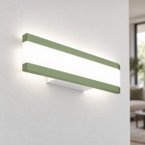 Applique da parete led 14w cct 3000k 4000k moderna verde salvia