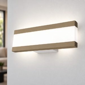 Applique moderna da parete sabbia led 14w cct 3000k 4000k 28cm