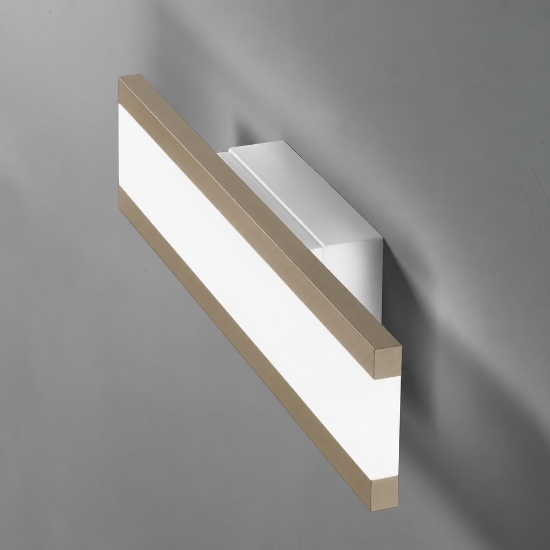 Applique moderna da parete sabbia led 14w cct 3000k 4000k 28cm