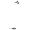 Lampada da terra moderna nichel opaco per salotto