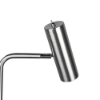 Lampada da terra moderna nichel opaco per salotto