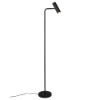 Piantana moderna cilindrica nero opaco led 5w 3000k