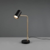 Lampada da scrivania orientabile per studio o ufficio ottone nero