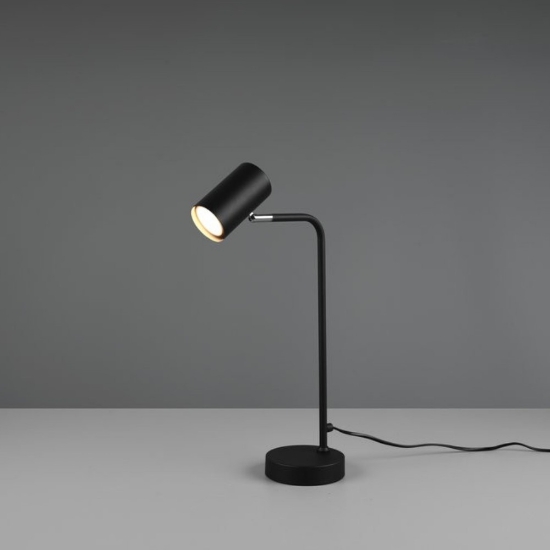 Lampada da scrivania per ufficio studio nera opaco