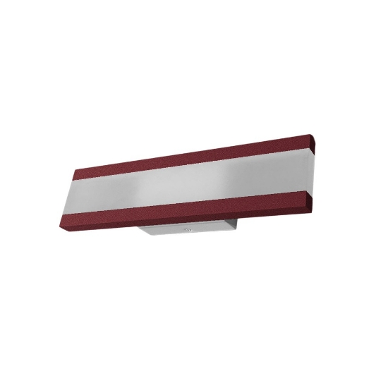 Applique led 22w cct 3000k 4000k da parete moderna bordeaux per ingresso