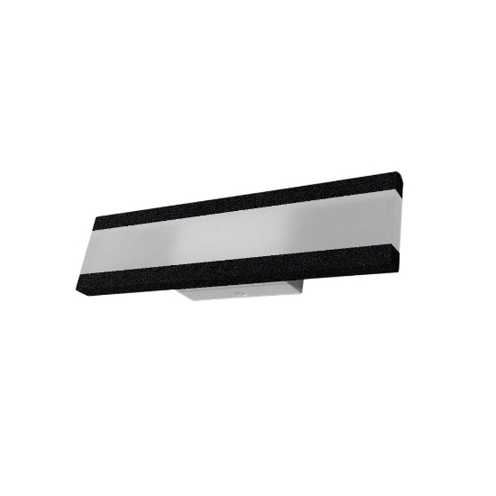 Applique moderna per ufficio nera da parete led 22w cct 3000k 4000k