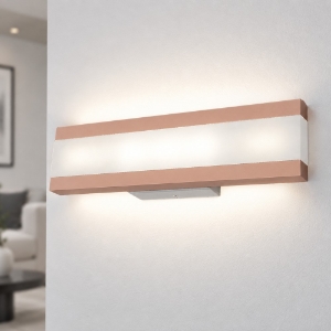 Applique da parete moderna pesca per soggiorno led 22w cct 3000k 4000k 41cm