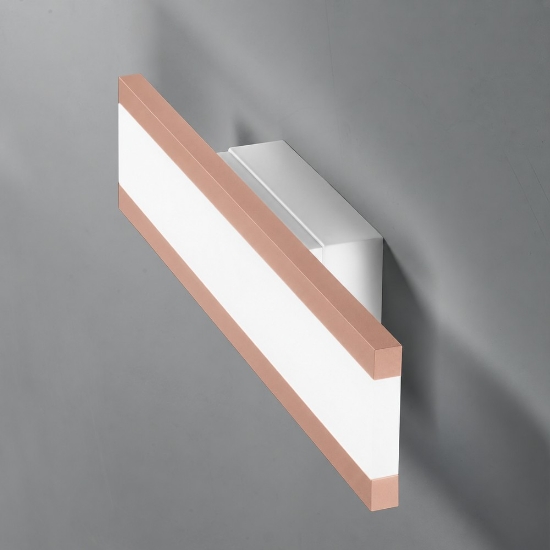 Applique da parete moderna pesca per soggiorno led 22w cct 3000k 4000k 41cm