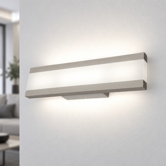 Applique led 22w cct 3000k 4000k moderna da parete per soggiorno tortora