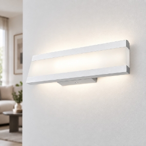 Applique da parete led 22w cct 3000k 4000k moderna bianca per ufficio