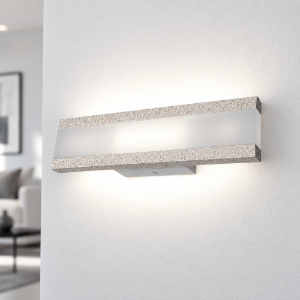 Applique da parete moderno per ufficio led 22w cct 3000k 4000k 41cm effetto muro
