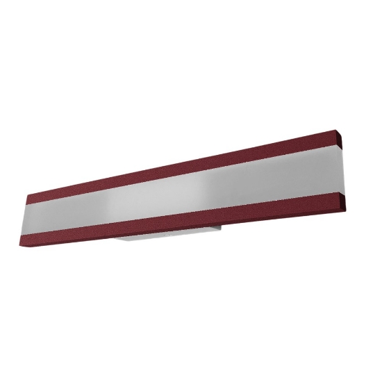 Applique led 34w cct 3000k 4000k da parete moderna bordeaux per ufficio