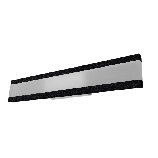 Applique moderna per ufficio nero da parete led 34w cct 3000k 4000k