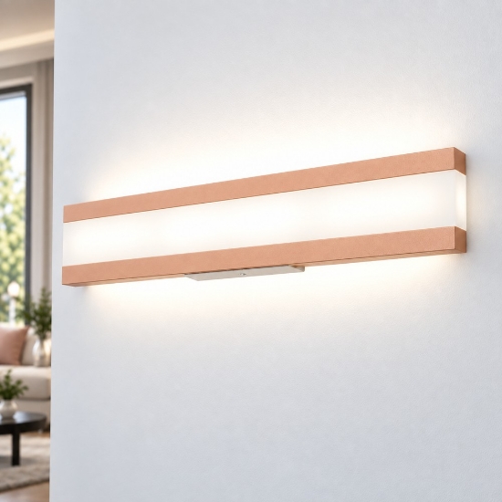 Applique da parete moderna pesca led 34w cct 3000k 4000k 63cm